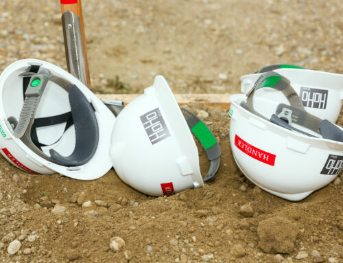 Eine Erinnerung an den Spatenstich